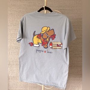Puppy Love Unisex Short Sleeve Tee Dog Lobsters Medium